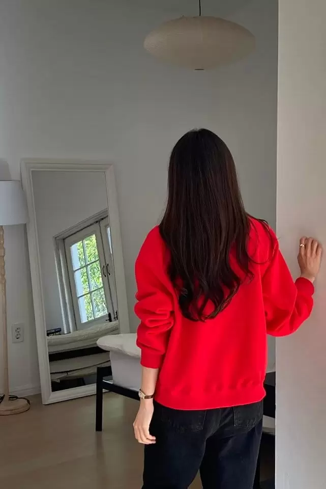 Tahiti - Korean Women Fashion - #momslook - Monday Embroider Sweatshirt - 6