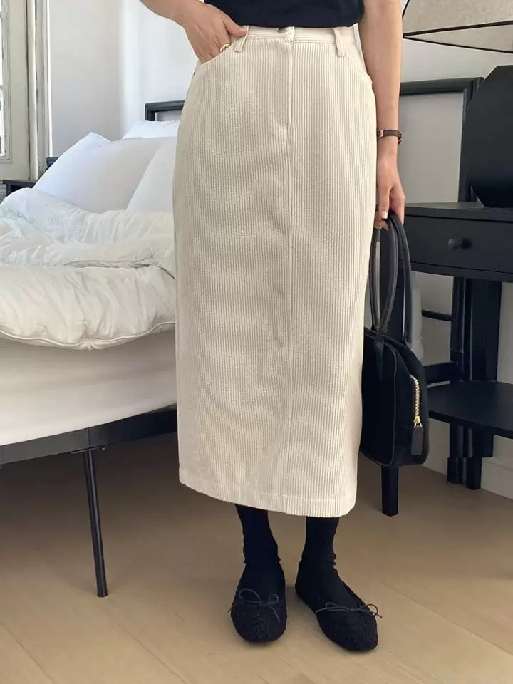 Tahiti - Korean Women Fashion - #momslook - Rib Fleece Skirt - 7