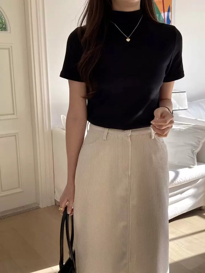 Tahiti - Korean Women Fashion - #momslook - Rib Fleece Skirt - 9