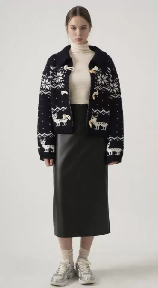 Tahiti - Korean Women Fashion - #momslook - Dolph Collar Cardigan - 5