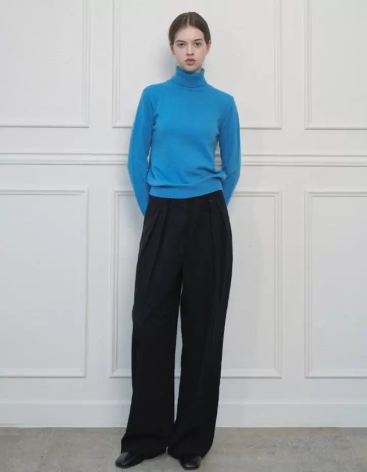 Tahiti - Korean Women Fashion - #thelittlethings - Smons Turtleneck Tee - 4