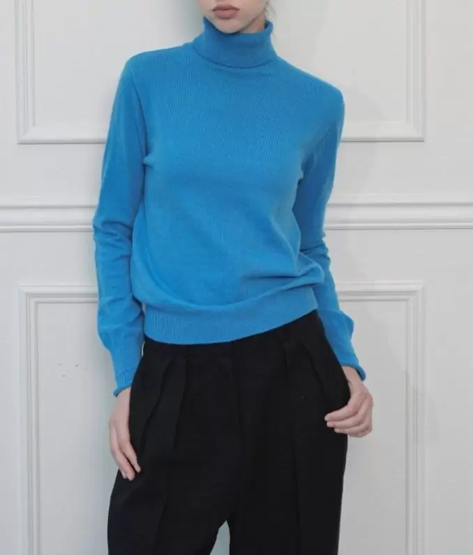 Tahiti - Korean Women Fashion - #shopsmall - Smons Turtleneck Tee