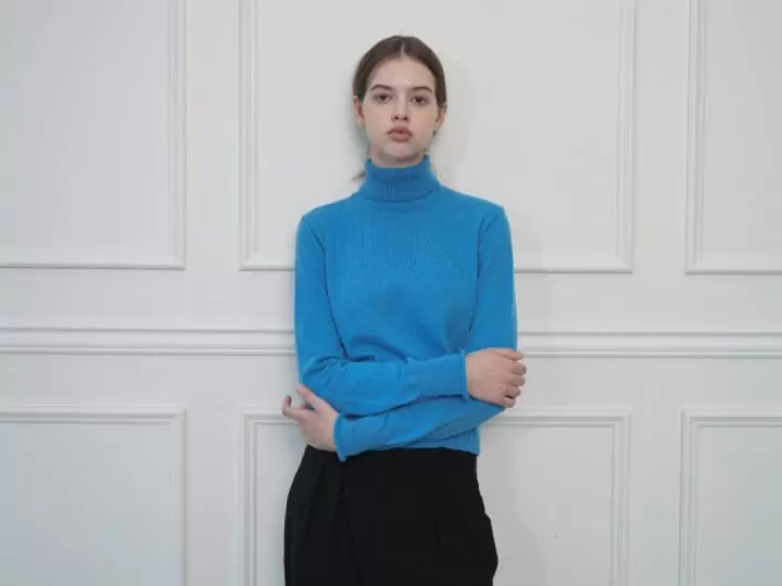 Tahiti - Korean Women Fashion - #thatsdarling - Smons Turtleneck Tee - 2