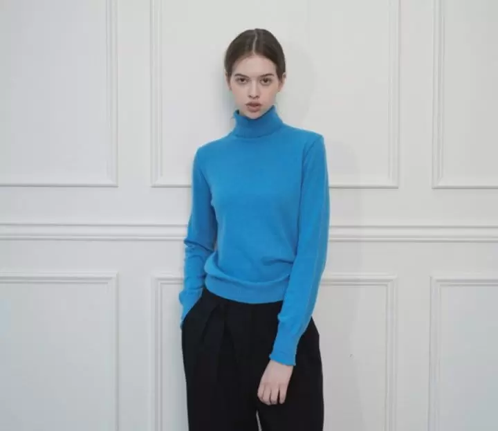 Tahiti - Korean Women Fashion - #thelittlethings - Smons Turtleneck Tee - 3