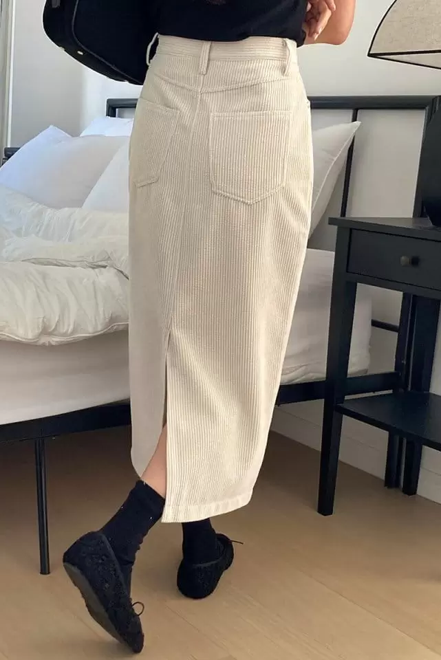 Tahiti - Korean Women Fashion - #womensfashion - Rib Fleece Skirt - 2