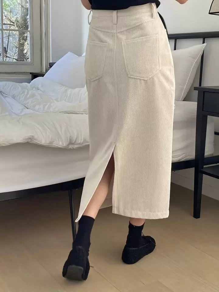 Tahiti - Korean Women Fashion - #womensfashion - Rib Fleece Skirt - 6