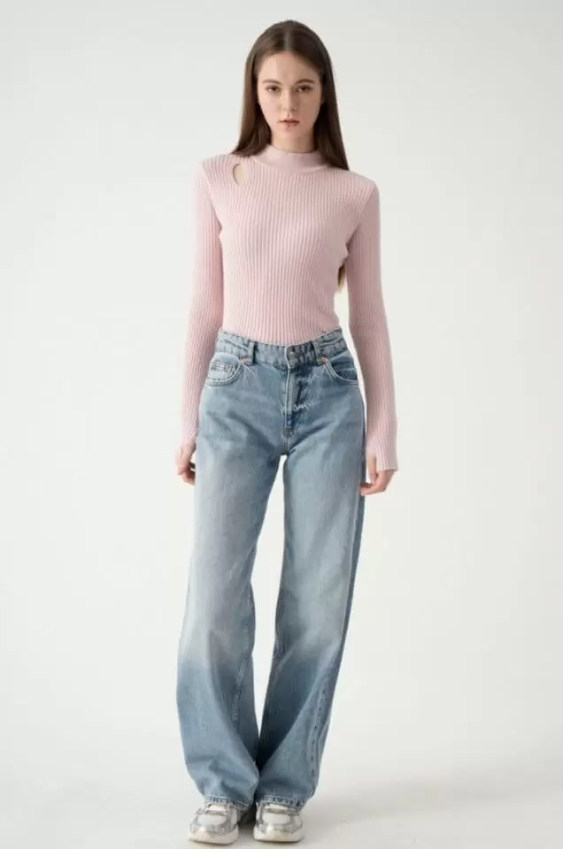 Tahiti - Korean Women Fashion - #womensfashion - Danny Slit Pants - 3