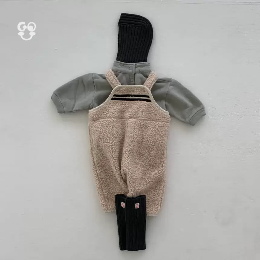go;u - Korean Baby Fashion - #babyclothing - Lion Dungarees - 11