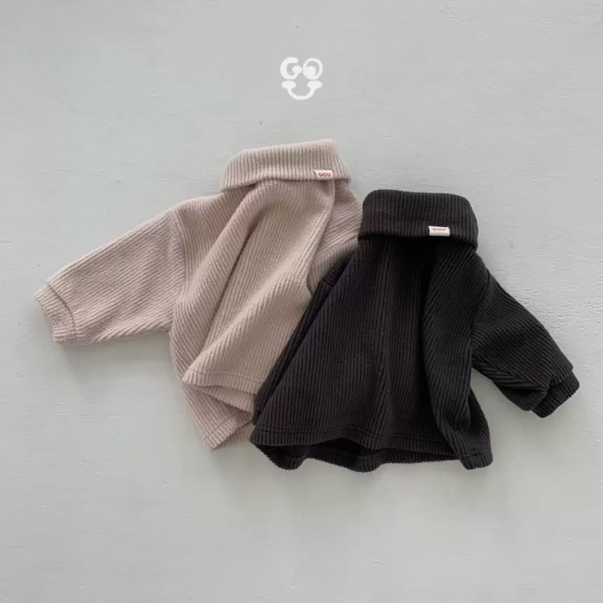 go;u - Korean Baby Fashion - #babyfashion - Bbo Bbo Turtleneck Tee