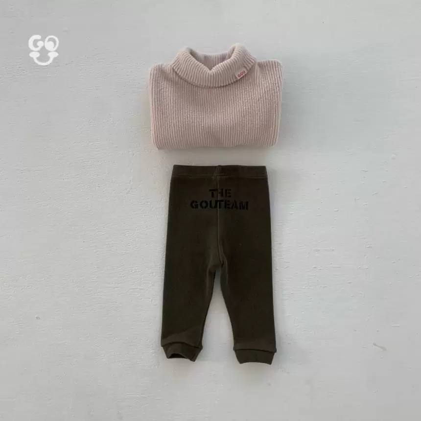 go;u - Korean Baby Fashion - #babyoninstagram - Bbo Bbo Turtleneck Tee - 5