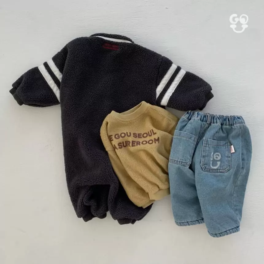 go;u - Korean Baby Fashion - #smilingbaby - Easy-Going Body Suit - 7